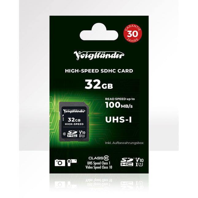 Voigtlander sd 32GB class 10