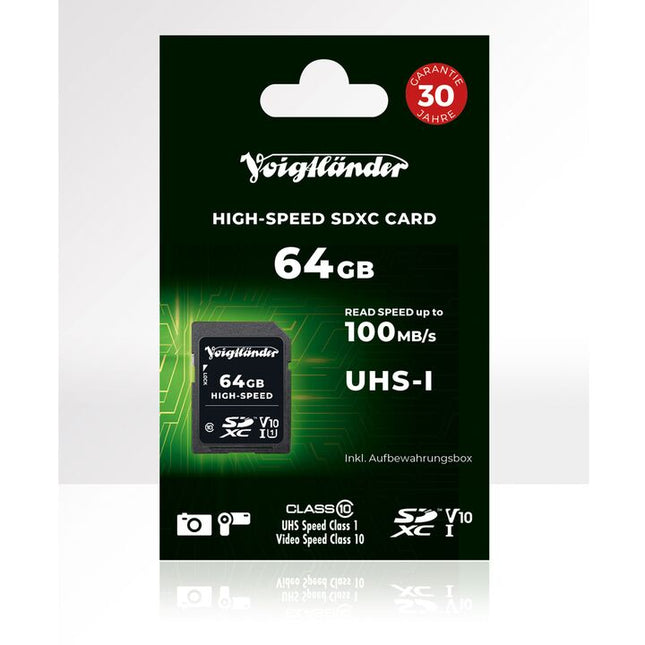 Voigtlander 64GB class 10